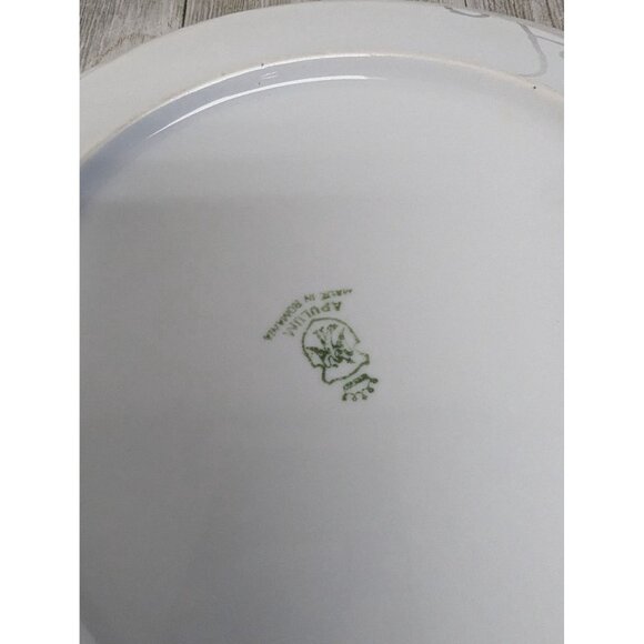 Apulum Romania Holly & Berries Dinner Plates Set of 2 - Picture 7 of 7